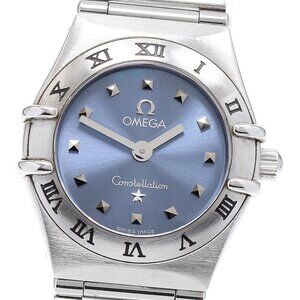OMEGA Constellation Mini 1562.81 blue Dial Quartz Ladies Watch_899833